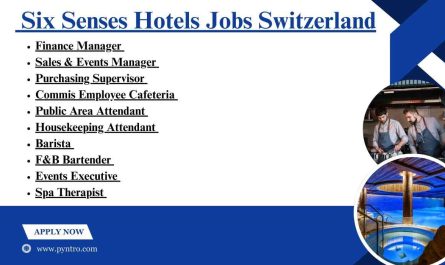 Six Senses Hotels Jobs Switzerland