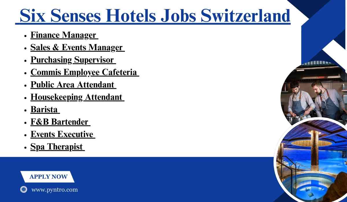 Six Senses Hotels Jobs Switzerland