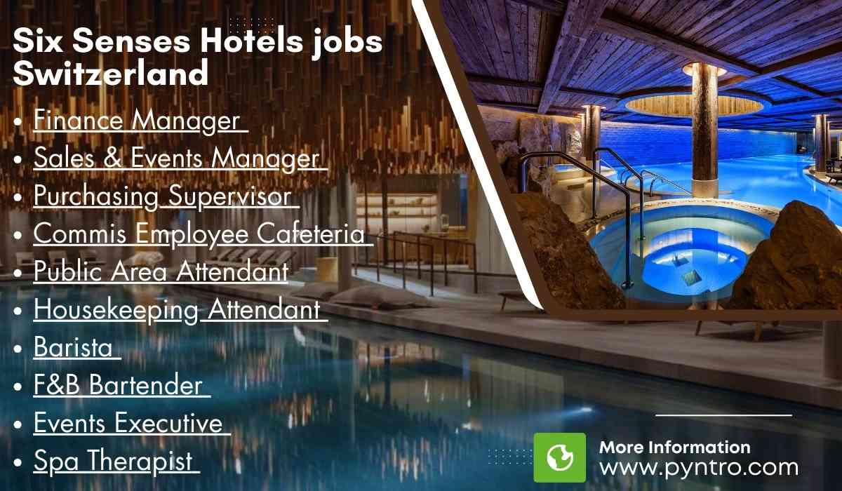 Six Senses Hotels jobs Switzerland