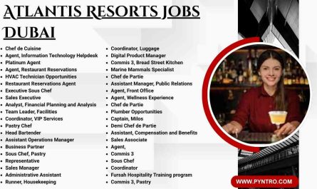 Atlantis Resorts Jobs Dubai