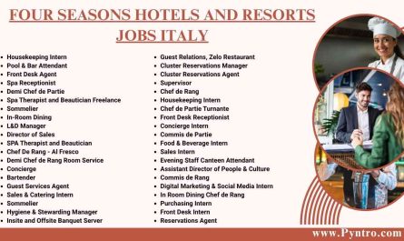 Four Seasons Hotels and Resorts Jobs Italy
