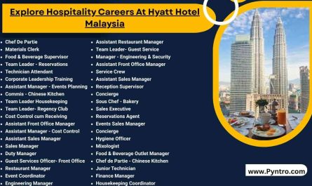 Explore Hospitality Careers At Hyatt Hotels Malaysia