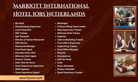 Marriott International Hotel Jobs Netherlands