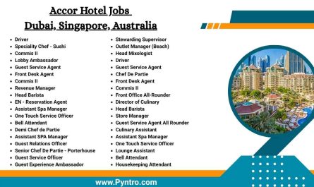 Accor Hotel Jobs Dubai, Singapore, Australia