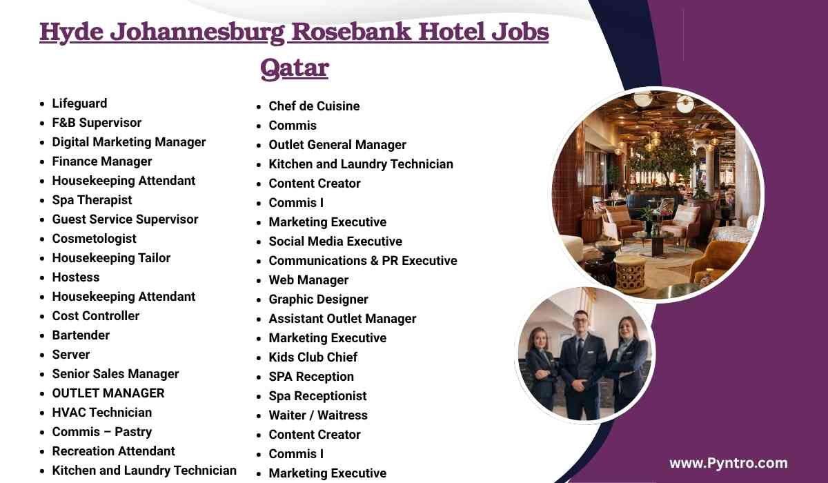 Hyde Johannesburg Rosebank Hotel Jobs Qatar