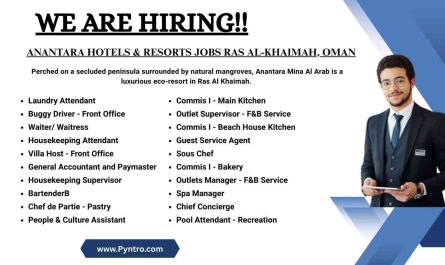 Anantara Hotels & Resorts Jobs Ras Al Khaimah, Oman